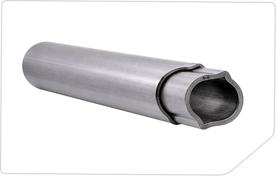 A stepped precision tube assembly.